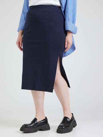 Jupe 'FORMICA' Persona by Marina Rinaldi en bleu : devant