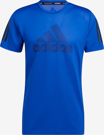 ADIDAS SPORTSWEAR Performance Shirt 'Warrior' in Blue: front