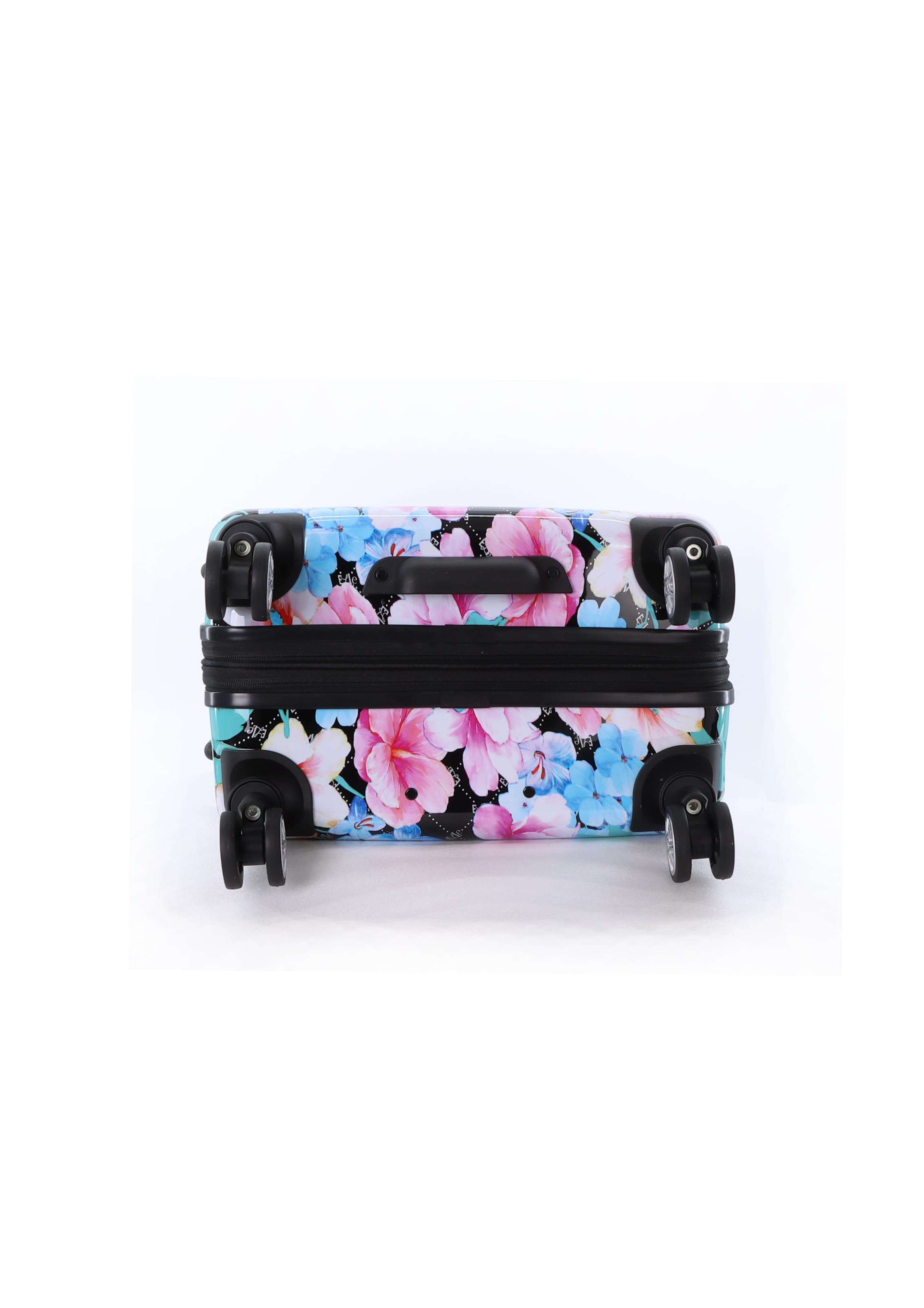 ELLE Suitcase 'Flower' in Black
