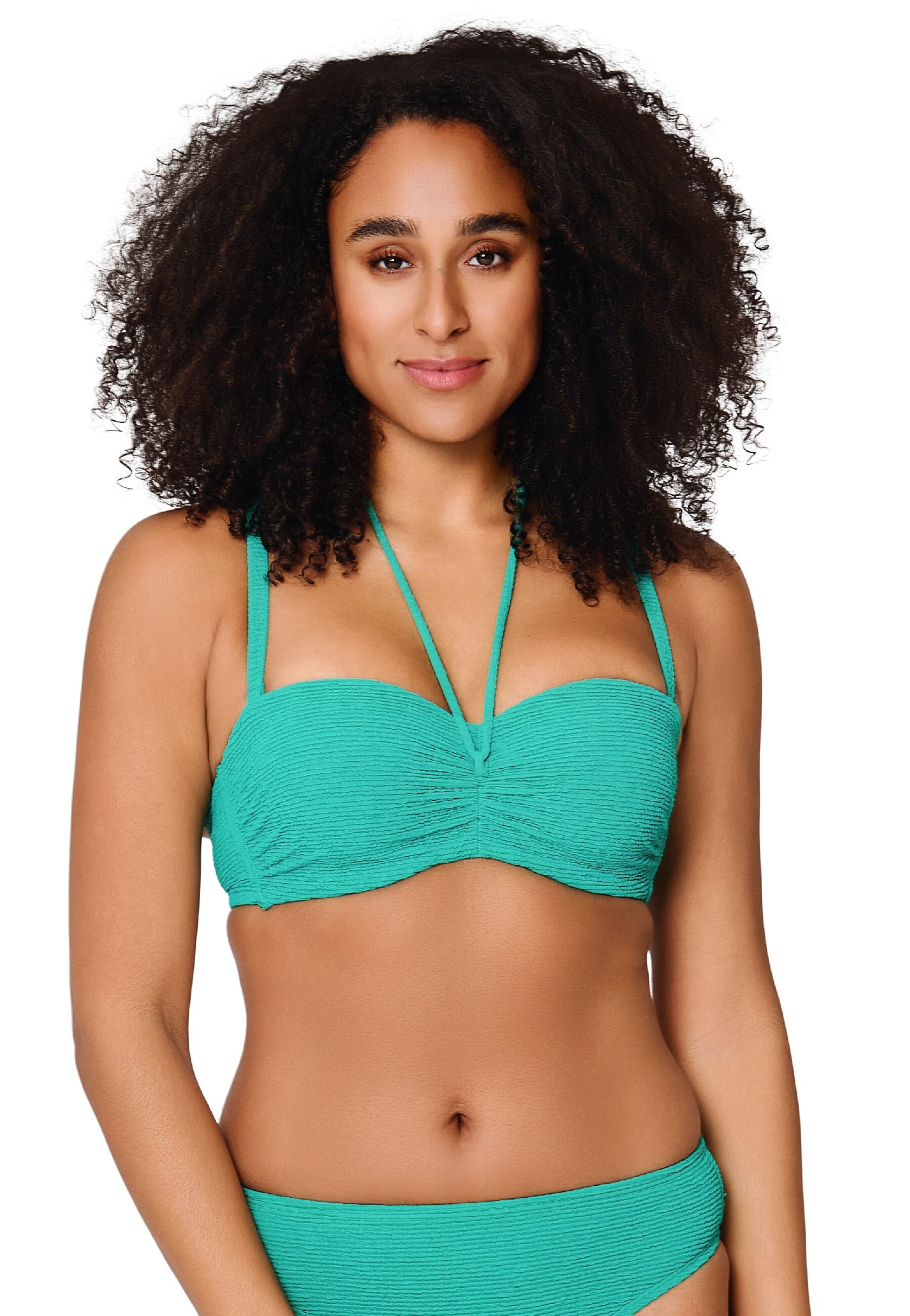 LingaDore Balconette Bikinitop in Groen: voorkant