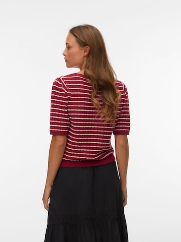 VERO MODA Sweater 'Monica' in Red