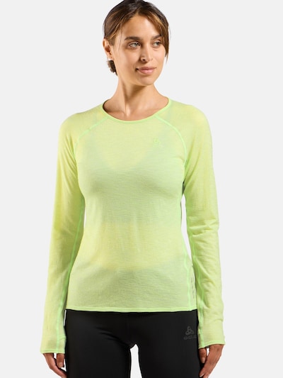 ODLO Sportsweatshirt 'X-ALP PW 115'‌‌‌‌‌‌‌ in XS in gelb, Produktansicht