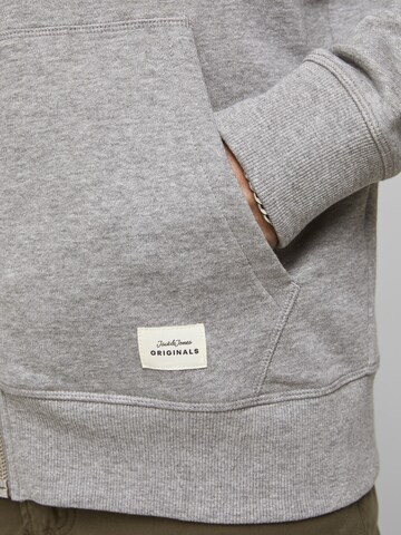 JACK & JONES Sweat jacket 'Tons' in Grey