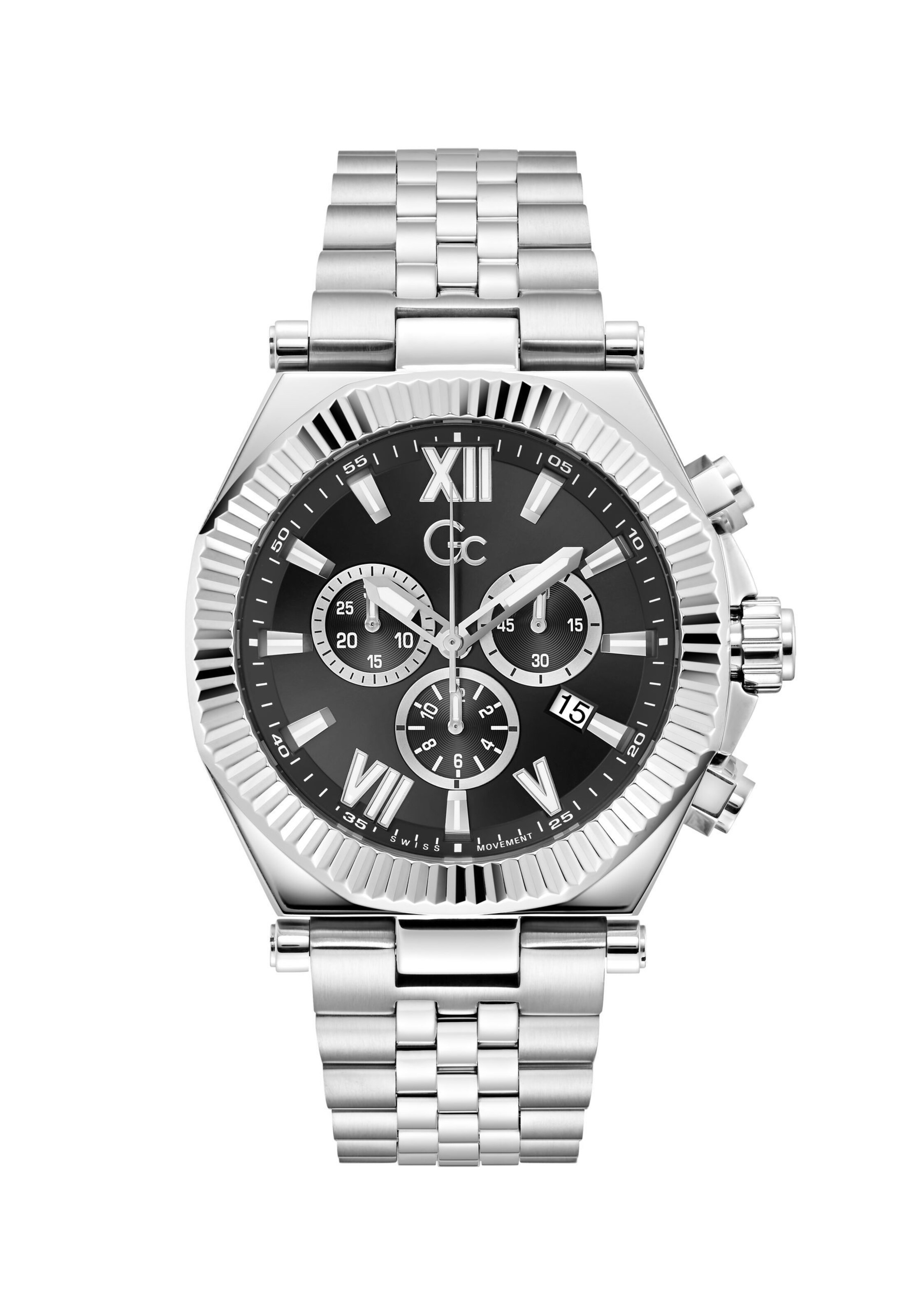 Gc Analog watch 'Atlas' in Silver: front