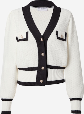 Lindex Knit Cardigan 'Ema' in White: front