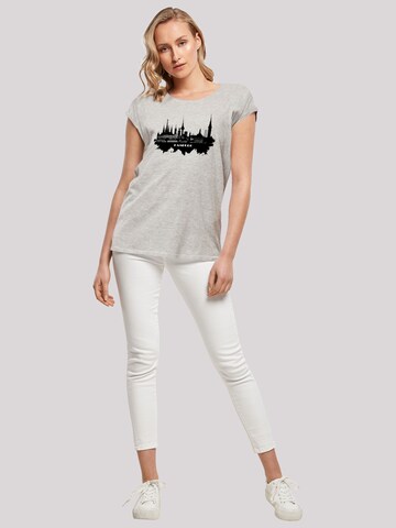 T-shirt 'Cities Collection - Hamburg skyline' F4NT4STIC en gris