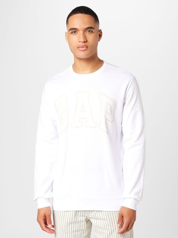 Sweat-shirt GAP en blanc : devant