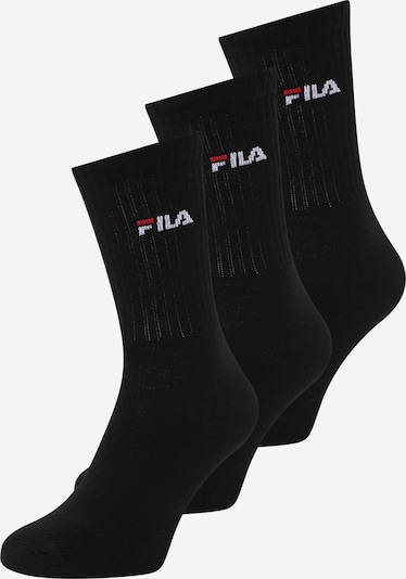 Kojinės iš FILA, spalva – raudona / juoda / balta, Prekių apžvalga