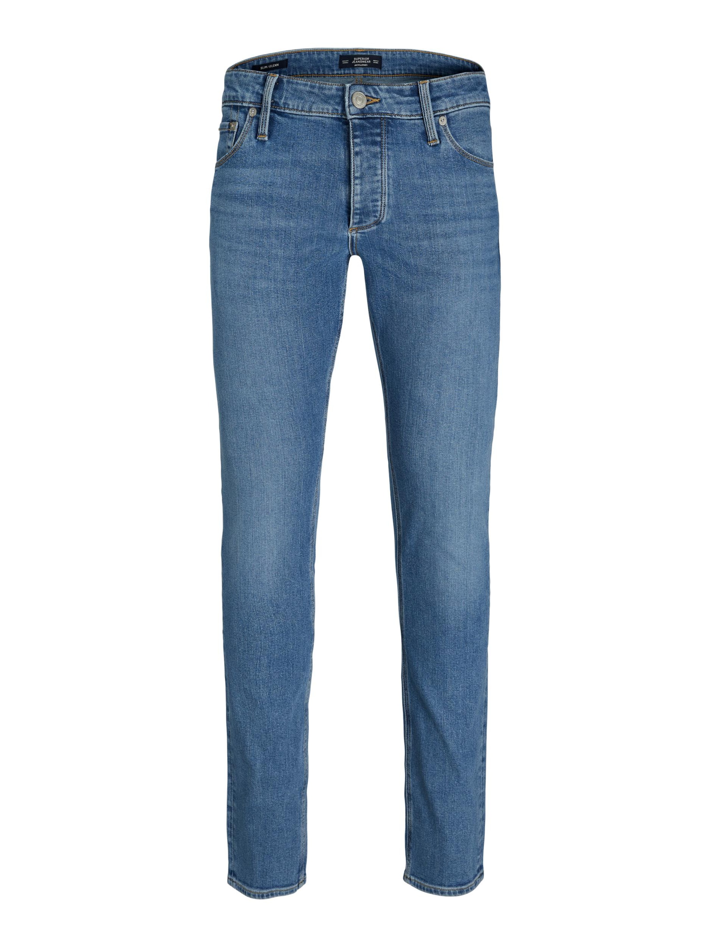 Regular Jean 'JJGLenn' JACK & JONES en bleu : devant