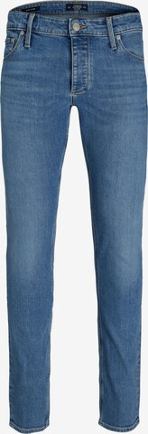 Regular Jeans 'GLENN' de la JACK & JONES pe albastru: față