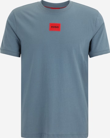HUGO T-Shirt 'Diragolino212' in Blau: Vorderseite
