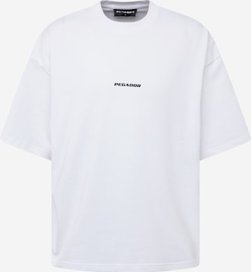 T-Shirt Pegador en blanc : devant