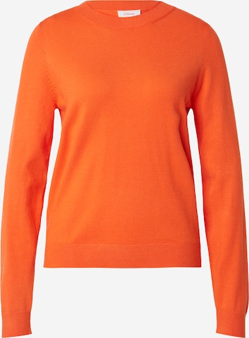 Pull-over s.Oliver en orange : devant