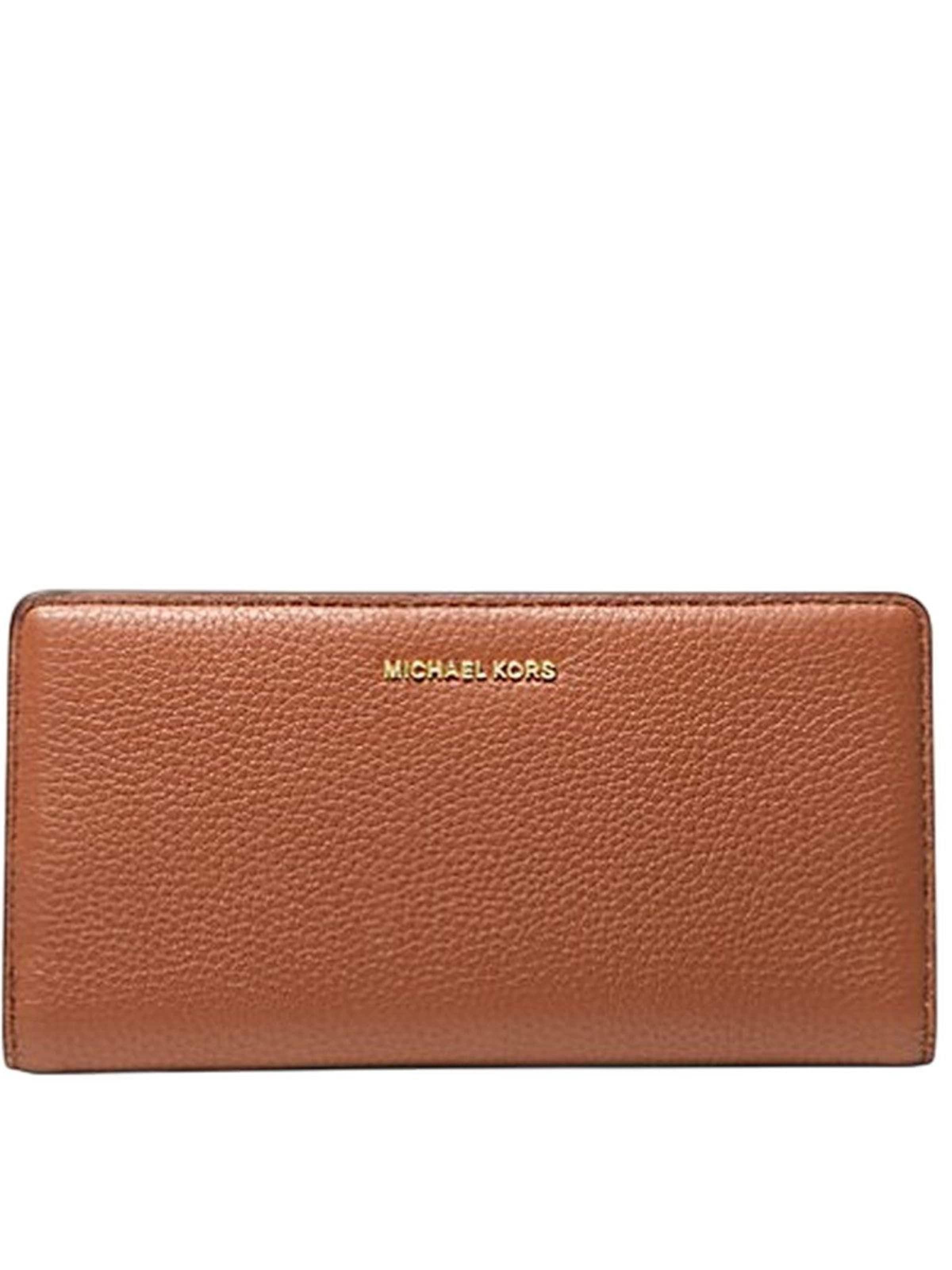 Portamonete di Michael Kors in beige: frontale