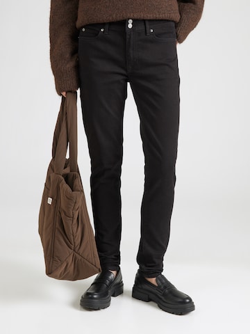 LEVI'S ®Skinny Traperice '711' - crna boja: prednji dio