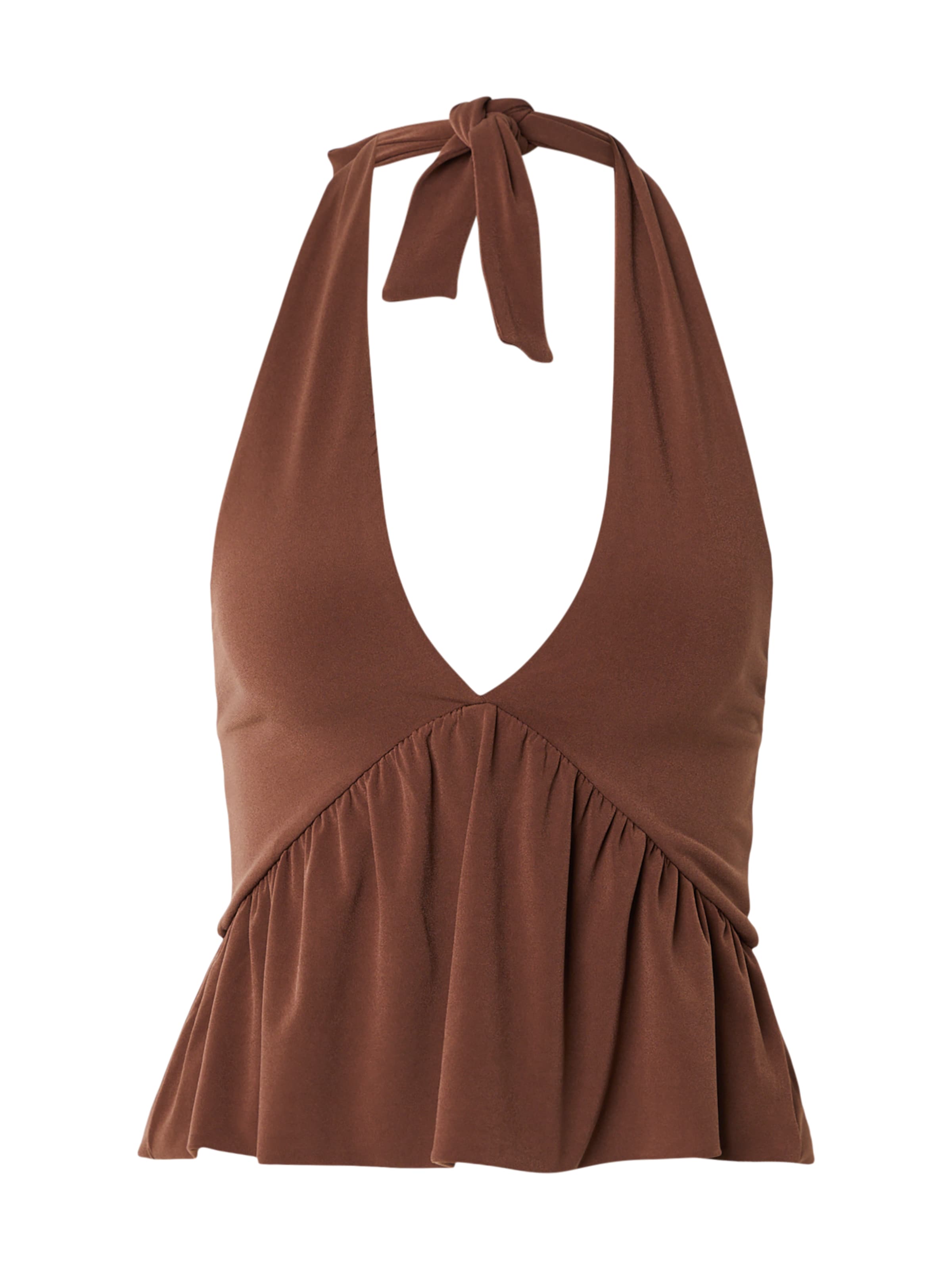 ABOUT YOU Top 'Fee' in Brown: front