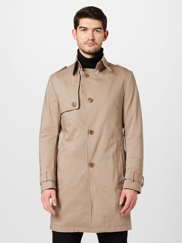 Manteau mi-saison 'SKOPJE' DRYKORN en beige : devant