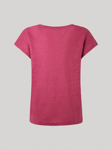Pepe Jeans Μπλουζάκι 'LOTTIE' σε ροζ