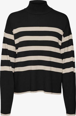 VERO MODA Sweater 'Happiness' in Black: front