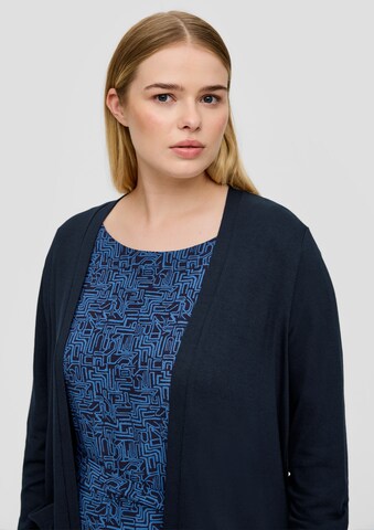 TRIANGLE Knit Cardigan in Blue