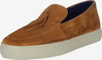 Gordon & Bros Mocassins in Bruin: voorkant