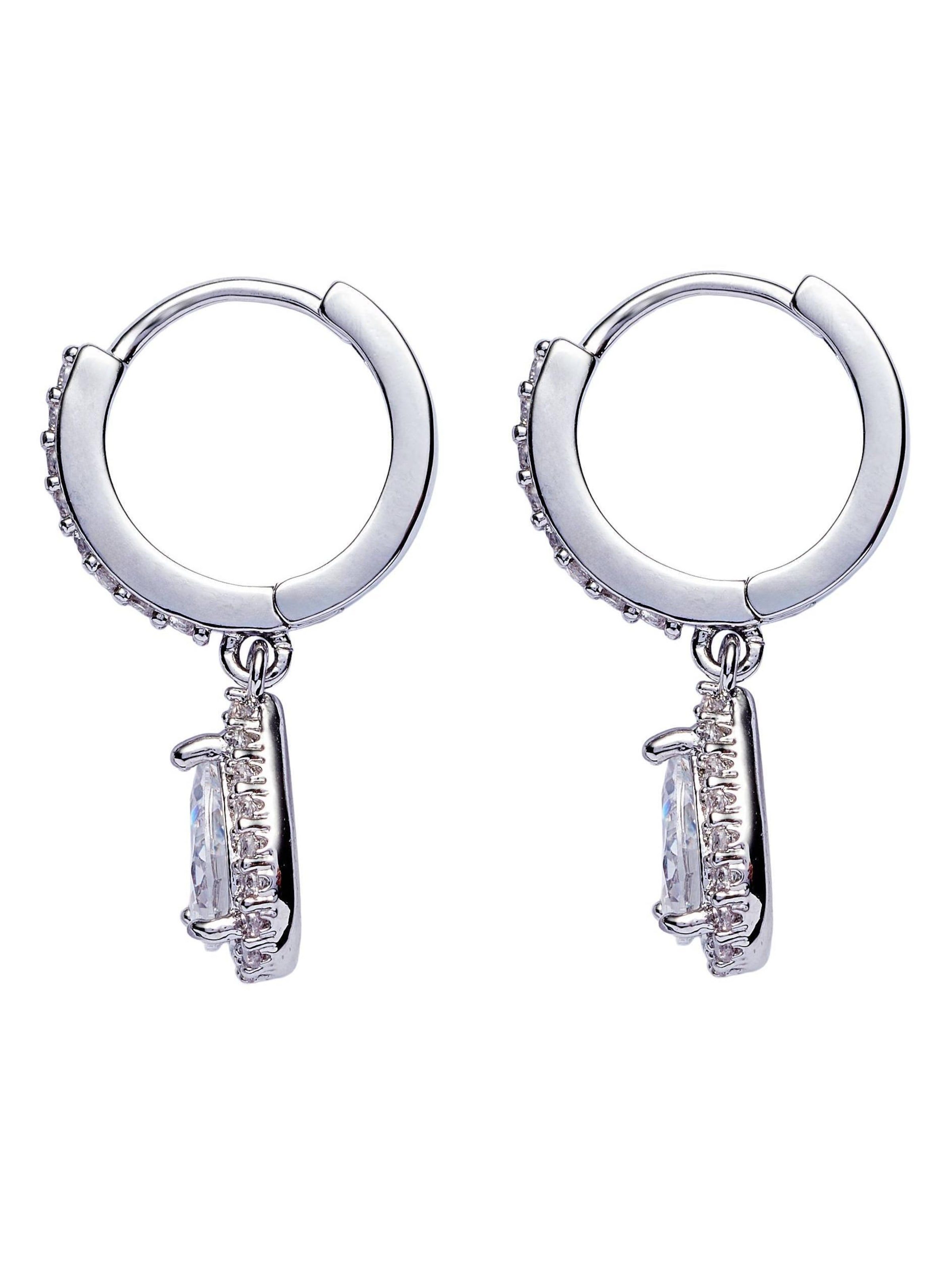 U.S. POLO ASSN. Ohrringe 'Mariah'‌‌‌‌‌‌‌‌ in Silber