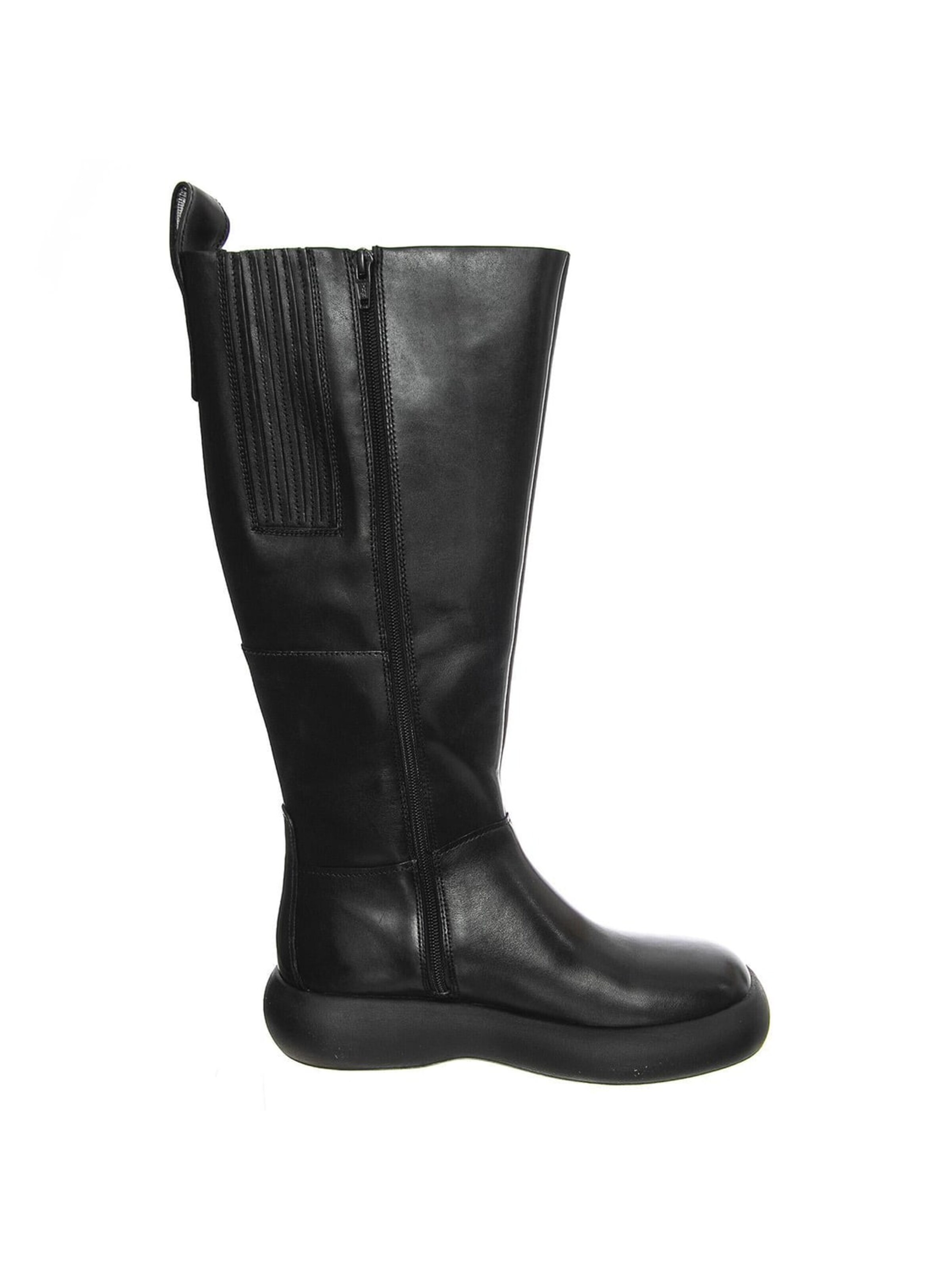 Bottes 'W' Janick Cow Leather Black Boots' Vagabond en noir