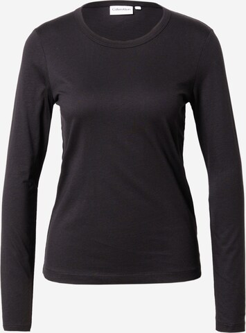 T-shirt Calvin Klein en noir : devant