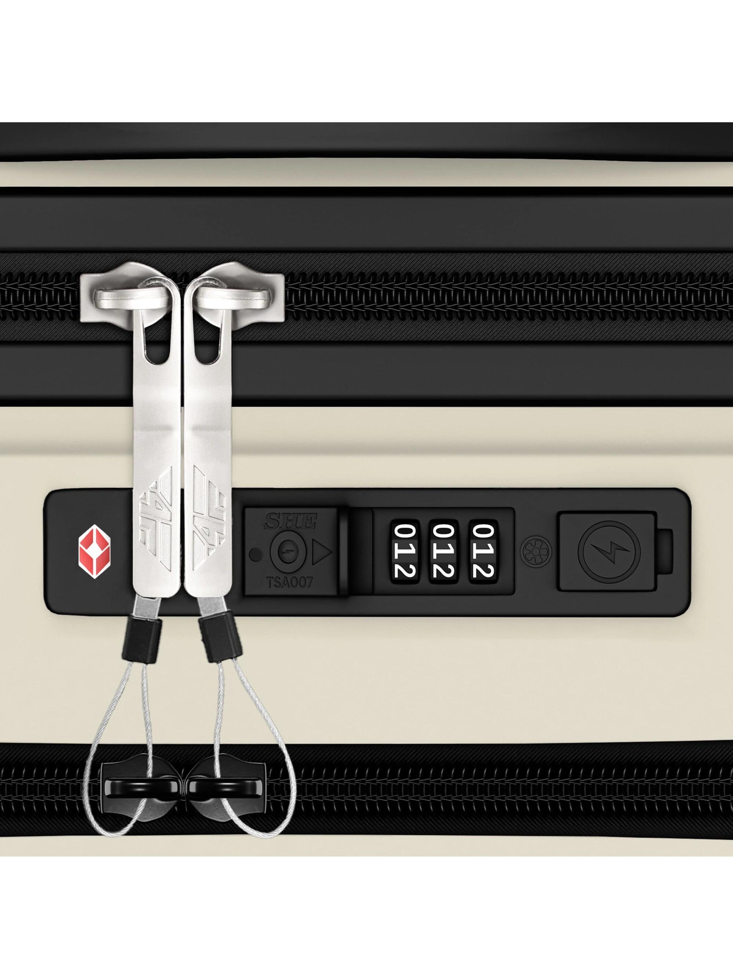 4FLY Suitcase Set 'Linea Lux' in Beige