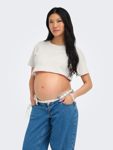 Only Maternity Shirt in Wit: voorkant