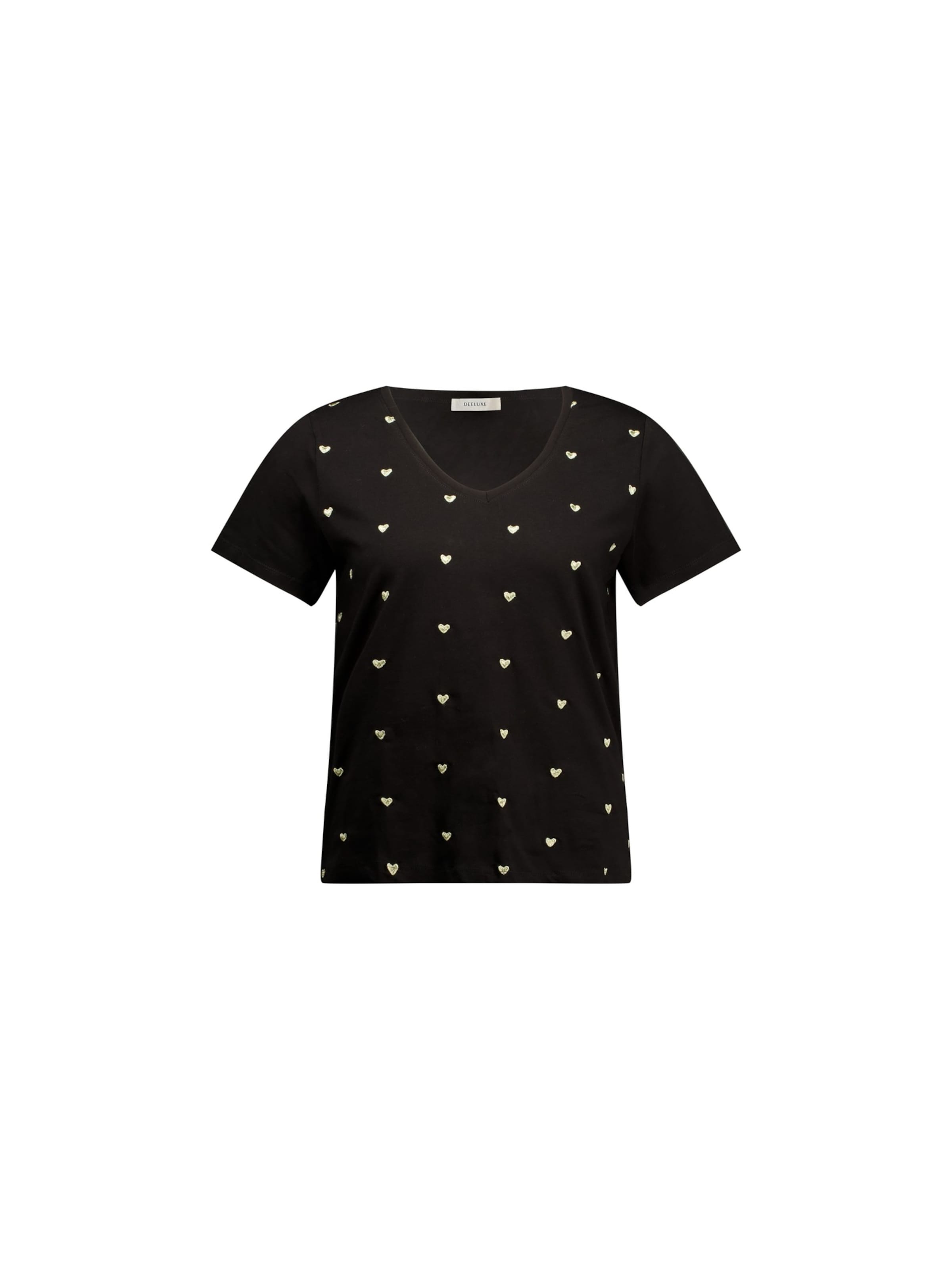 Deeluxe T-Shirt 'Hearty' in Schwarz: Vorderseite