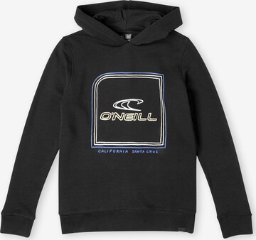 O'NEILL Sweatshirt 'Cube' in Zwart: voorkant