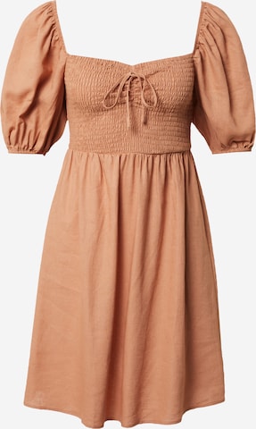 Robe 'Tilda' Daahls by Emma Roberts exclusively for ABOUT YOU en marron : devant