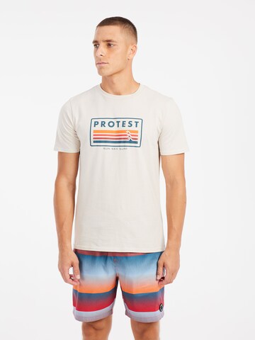 PROTEST T-shirt 'Barn' i vit: framsida