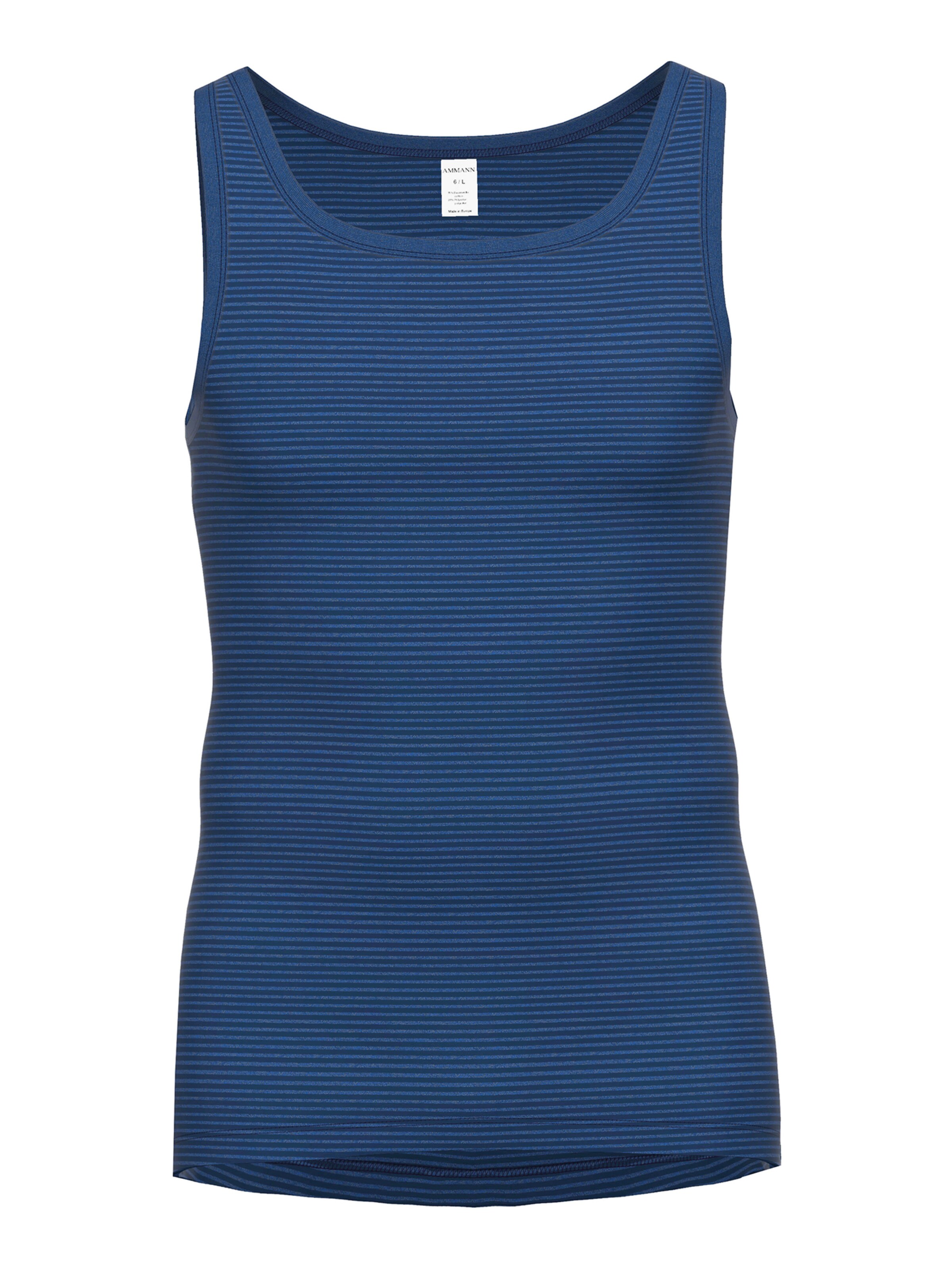 Ammann Undershirt ' 170 Jeans ' in Blue: front