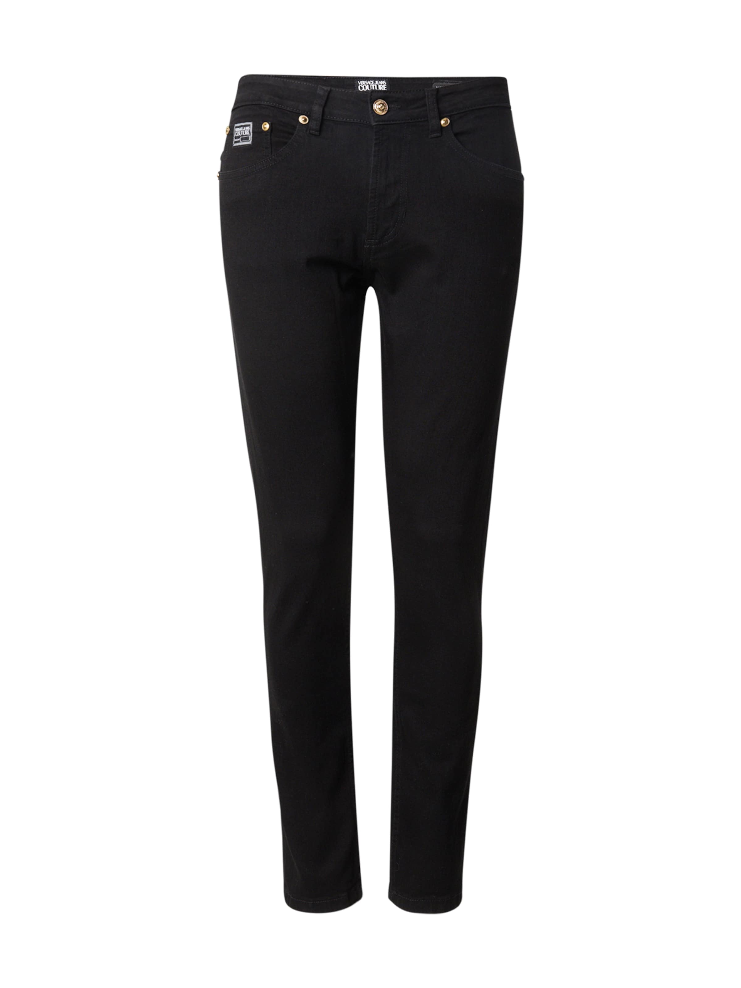 Versace Jeans Couture Slimfit Τζιν 'Dundee' σε μαύρο: μπροστά