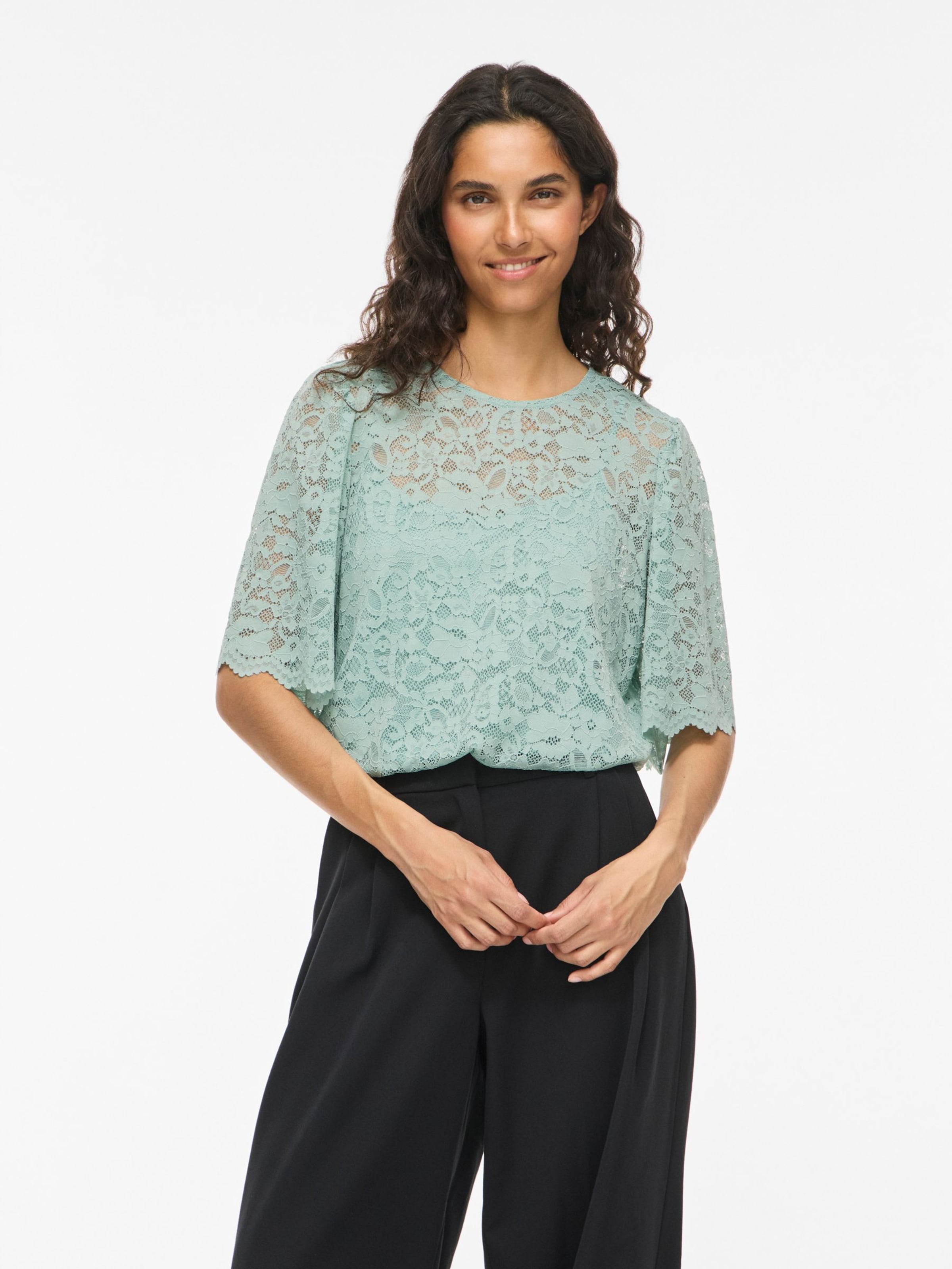 VILA Blouse in Groen
