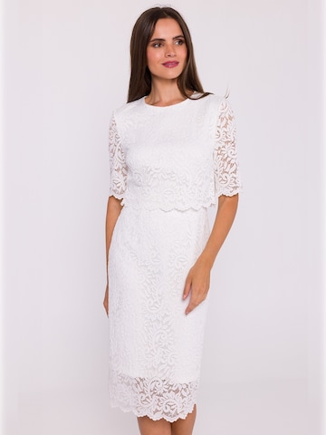 Stylove - Vestido en beige: frente
