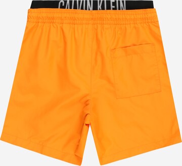 Shorts de bain 'Intense Power' Calvin Klein Swimwear en orange