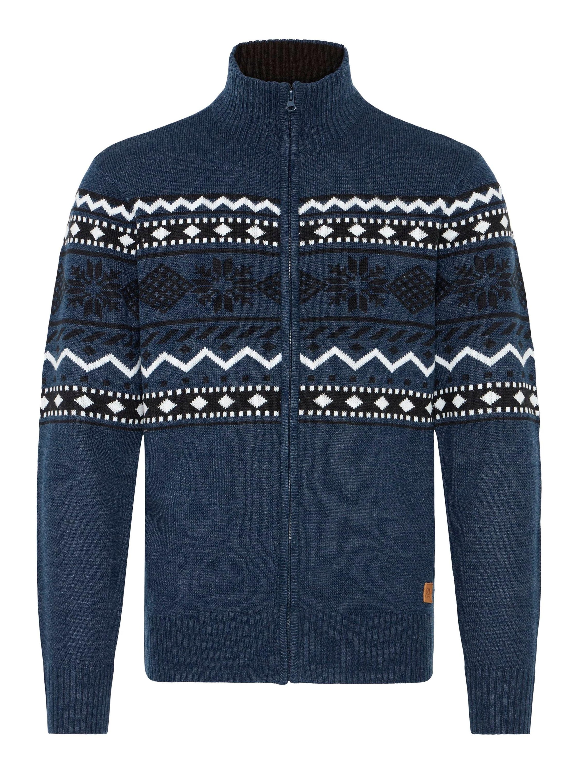 Vestes en maille 'Nova' BLEND en bleu : devant