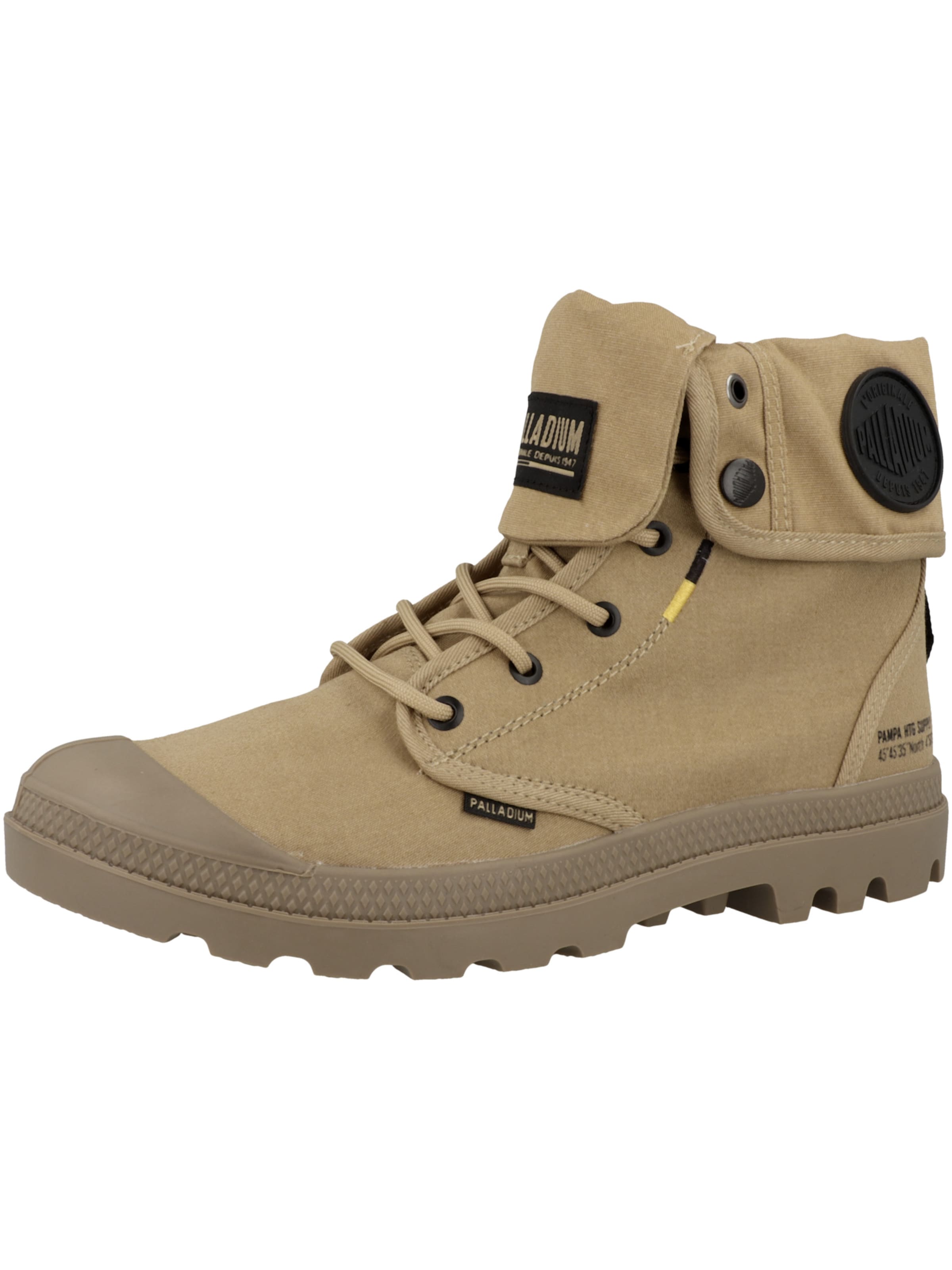 Boots stringati ' Pampa' di Palladium in marrone: frontale