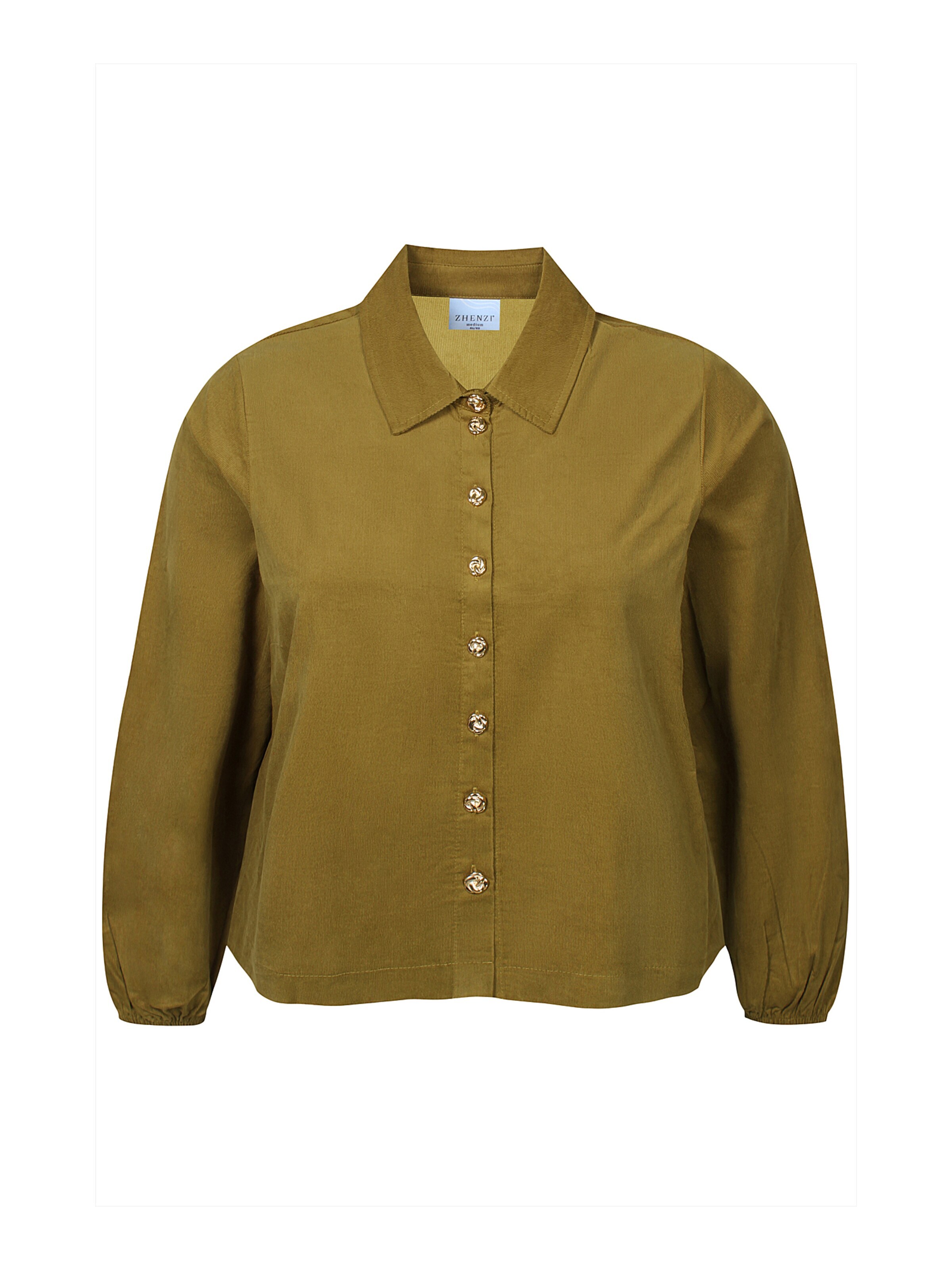 Zhenzi Between-Season Jacket 'Laney 1474' in Green: front