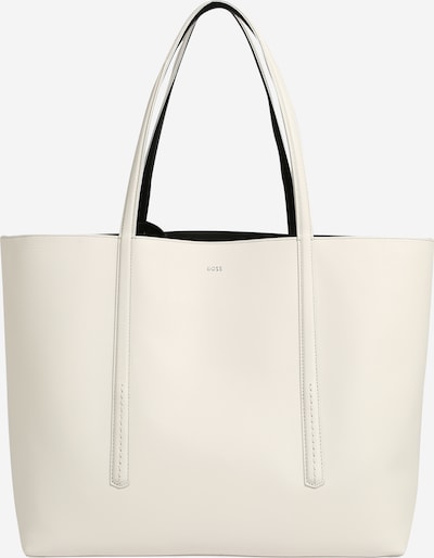BOSS Black Shopper torba 'Taylor' u crna / bijela, Pregled proizvoda