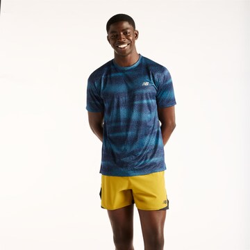 Maglia funzionale 'RC Essential Printed T-Shirt' di new balance in blu: frontale