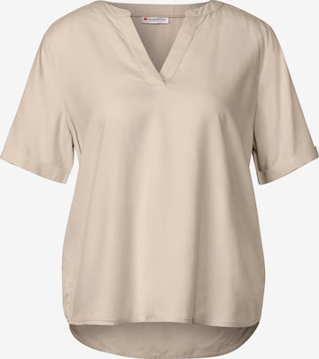 STREET ONE Bluse in Beige: Vorderseite