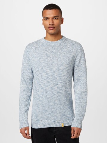 COLOURS & SONS Sweater in Blue: front