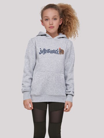 F4NT4STIC Sweatshirt 'Christmas Jingle Bear Rock' in Grey: front