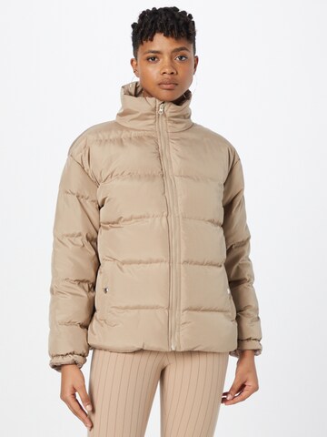 Trendyol Winterjas in Beige: voorkant