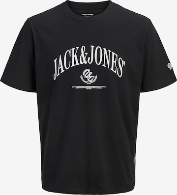 JACK & JONES T-shirt 'JORFREDERIKSBERG' i svart: framsida