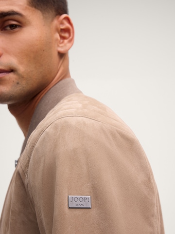 JOOP! Jeans Lederjacke ' Bokston ' in Beige